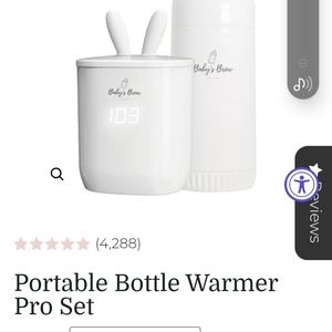 Baby brew travel bottle warmer and formula dispenser.